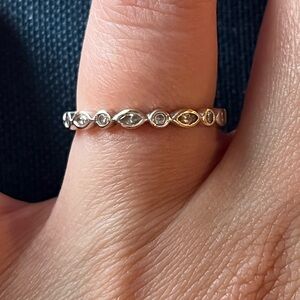 14k Gold Pandora Alluring Brilliant Marquise Ring